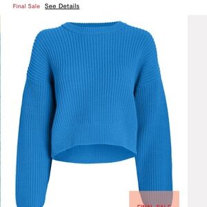 A.L.C. Blue Crew Neck Sweater